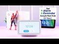 How To Set Alarm on Google Nest Hub 2nd Gen Reminder Alarm