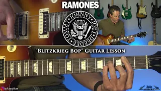 Download Ramones - Blitzkrieg Bop Guitar Lesson MP3