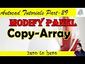 Tamil-How to use Array option in copy command in Course