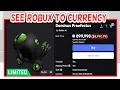 How to See Robux to Currency Conversion on Roblox 2026