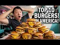 Top 10 BEST BURGERS in America Ultimate BURGER FOOD TOUR