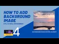 How to add background image on HTML element
