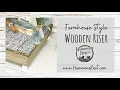 How to Make a Simple Rustic Riser Tray