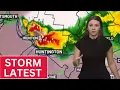 WATCH Latest update on severe weather coming into the region July 21