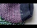 How to Knit Dip Stitch Brooklyn Tweed