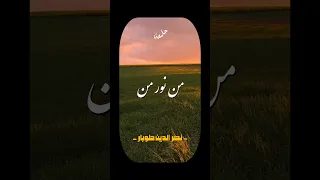 الضحى من نور من ابتهالات بصوت المبتهل نصر الدين طوبار Shorts ابتهالات دينيه Youtubeshorts Video 