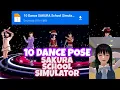 Download Lagu 10 DANCE POSE SAKURA SCHOOL SIMULATOR BY: ICHAL KORG | Rina chan ^_^ #sakuraschoolsimulator
