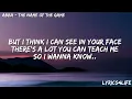 ABBA - The Name Of The Game (Lyrics)
