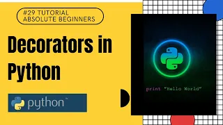Decorators in Python Python Tutorial For Absolute Beginners In Hindi