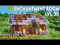 Minecraft How to Build a Enchanting House - Level 30 Enchanting Room