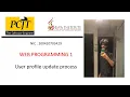 User Profile Updating Process Task 11 E-shop Web Application Java Institute