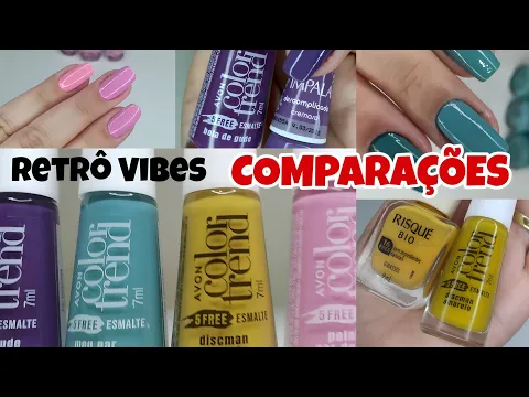 Download MP3 Comparações de esmaltes - Coleção Retrô Vibes da Avon color trend