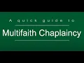 Multifaith Chaplaincy