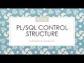 PLsql control structure part2 Dr S Kalaiselvi Department of Computer Science