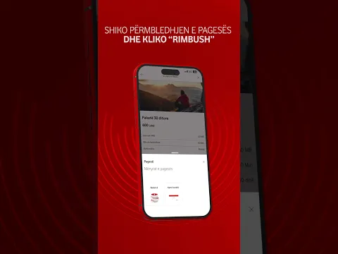 Rimbush dhe fito natyrshëm me një klik nga My Vodafone App!