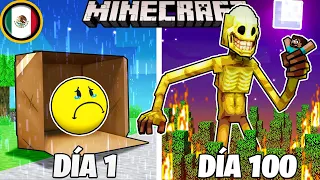 SOBREVIVÍ 100 DÍAS como VERITY en MINECRAFT HARDCORE!