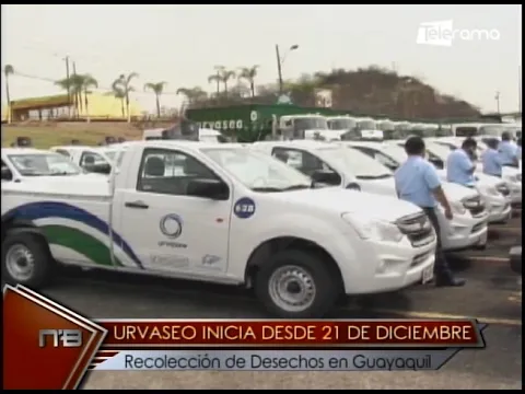 Urvaseo inicia desde 21 de diciembre recolección de desechos en Guayaquil