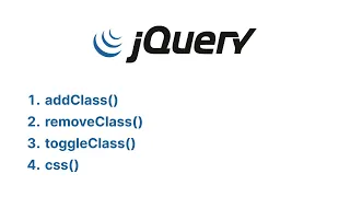 How jQuery Add Class Remove Class Toggle Class Works