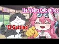El Gattino Wants to Join Raora Debut Stream Too【Hololive EN】