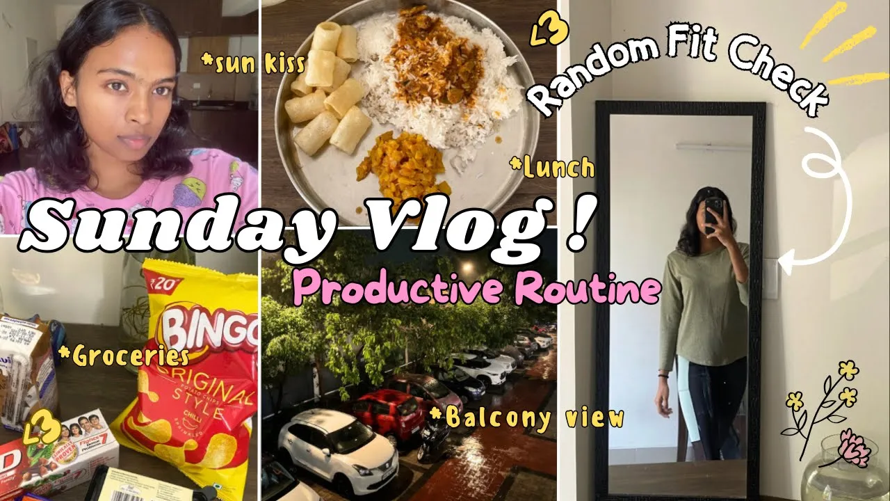 SUNDAY VLOG 🫶🏼 : Studying , Running Errands , trying to be * PRODUCTIVE * & more ✨ | G3 | Vlog