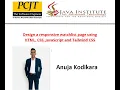 Design a Responsive Watchlist Page WEB Programming I Java Institute