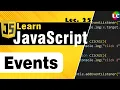 Javascript Events Lecture 25 Learn Coding