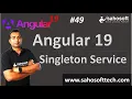 Singleton service in Angular 19 Service in Angular Angular 19 Tutorials in Hindi