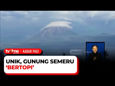 Gunung Semeru Bertopi, Status Masih Waspada