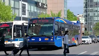 MTA New York City Bus Nova LFS and Q13 Bus Loans at 39 St