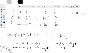 Binary Search With a Twist Search String