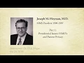 Dr Joseph Heyman Oral History Part 1