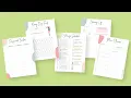 Home Organization Printable Sheets