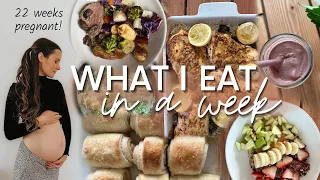 Download WHAT I EAT IN A WEEK (22 weeks pregnant) | *realistic* weekly meals as a full time pregnant mom MP3