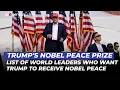 Download Lagu List of World Leaders Who Agree Trump Deserves Nobel Peace Prize | OneNews Update