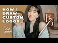 HOW TO CREATE A CUSTOM LOGO DESIGN ON PROCREATE Wine and Design Ep 40