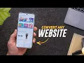 Convert Your Website into a Mobile App REALLY EASILY