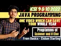 Java Programming from Starting ICSE Class 10 icse class 9 programming from basics