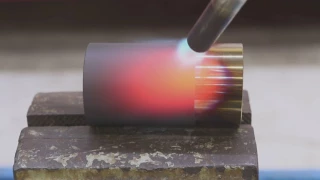 Cerakote C 7600 Glacier Black Heat Test