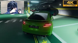 Test Drive Solar Crown - AUDI TT RS - Test Drive with THRUSTMASTER TX + TH8A - 4K