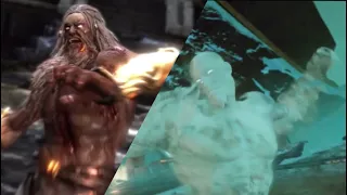 Kratos sees Zeus in Hellheim With Original T C Carson Voice