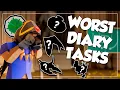 The WORST Diary Tasks How To Do Them Quicker OSRS