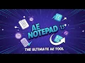 AE Notepad 1 5 for After Effects
