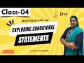 Java FullStack Class 04 Exploring Conditional Statements Java FullStack Tutorial for Beginners