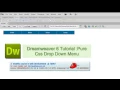 Dreamweaver Cs 6 Tutorial Pure Css Drop down Menu
