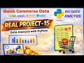 Project - 15 with Dashboard Q-Commerce Data Analysis Python Coding for Data Science