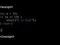 Learning Programming with Javascript - Branching If Else