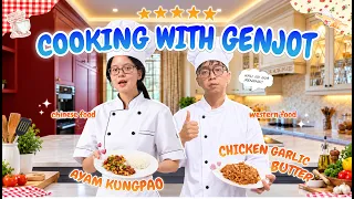 GENJOT KALI INI DIHADAPKAN DENGAN 3 BAHAN MASAKAN - COOKING WITH GENJOT | Eps.8