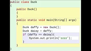 Java Objects 8 Checking if two objects are in an if-statement