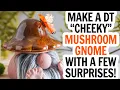Dollar Tree Mushroom Gnome with Clay - Easy and Cute DIY Gnome Tutorial