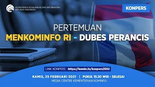 Download Konferensi Pers - Pertemuan Menkominfo RI dengan Duta Besar Perancis MP3